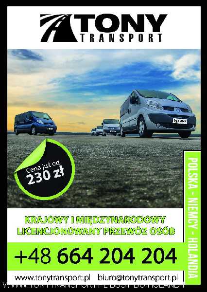 bus do Holandii Poznań